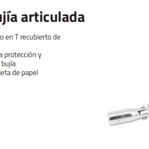 Llave para bujías 21mm con mango T