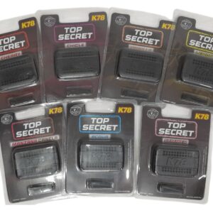 PROMO PACK X 18 UNIDADES SURTIDAS PERFUME (AROMATIZADOR) AROMATIZANTE AMBIENTAL TOP SECRET - K78 113 (aromatizador para tablero simil FUL 631 - FUL 9030 - FUL -9052 - FUL 9041 - FUL 9037 - FUL 9022 - FUL 638 FUL 618) (pino - comodin )  Fragancias TOP SECRET:- Lemon- cherry- chicle- acqua- summer- vainilla- manzana-canela