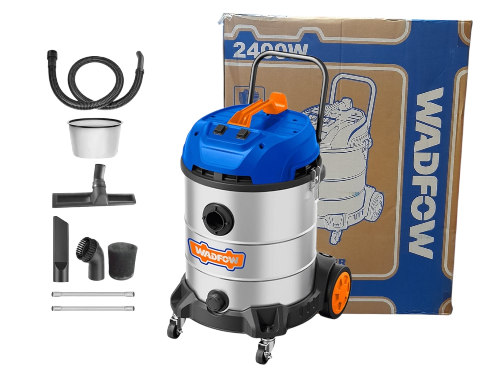 Aspiradora 60lts 1200W tacho metal - Image 2