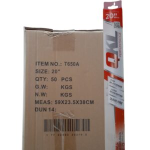 PROMO X 5 CAJAS X 10 UNIDADES (TOTAL 50 ESCOBILLAS )   ESCOBILLA QKL 20 1 PZA 20 " DEL.RECTA - ESC AF79 (R1020-Q)