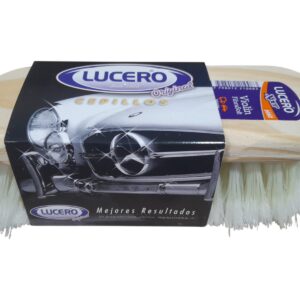 VIOLIN PVC Cepillo de lavado (Cepillo Madera, lavauto Fibra Pvc 11cm Marfil.)  - LUCERO 90