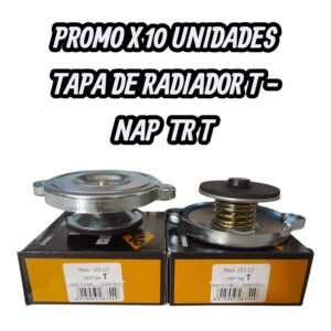 PROMO X 10 UNIDADES  TAPA DE RADIADOR SIN GOMA.CAMIONES Ø70mm.SCANIA.VOLVO.BEDFORD.WILLYS OEM: 254669 - NAP TR T (SCANIA / VOLVO /BEDFORD / WILLYSSin goma /Camiones Ø70mm.)