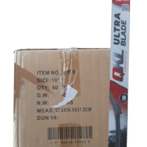 PROMO X 5 CAJAS X 10 UNIDADES (TOTAL 50 ESCOBILLAS )   ESCOBILLA QKL (19) ULTRA BLADE 19 1 PZA 19 " DEL.CURVA - ESC AR69 (UB019-Q)