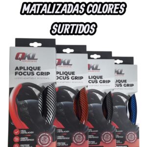 PROMO X 20 UNIDADES SURTIDAS (CACHA) CUBRE VOLANTE  AUTO  AZUL METALIZADO CARBONO   QKL - QKL TH01-01-(CACHA) CUBRE VOLANTE  AUTO  NEGRO METALIZADO CARBONO   QKL - QKL TH01-05-(CACHA) CUBRE VOLANTE  AUTO  GRIS METALIZADO CARBONO   QKL - QKL TH01-07-(CACHA) CUBRE VOLANTE  AUTO  ROJO METALIZADO CARBONO   QKL - QKL TH01-10