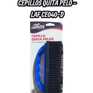 PROMO X 10 UNIDADES CEPILLO TPR QUITA PELOS DE ANIMAL PARA TAPIZADOS LAFFITTE - LAF CE040-D PAÑOS - LIMPIEZA - MICROFIBRAS