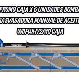 PROMO CAJA X 6 UNIDADES Bomba trasvasadora manual de aceite