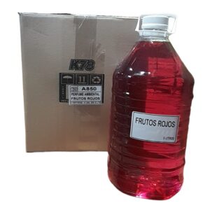 PROMO CAJA X 4 UNIDADES PERFUME (AROMATIZADOR) AMBIENTAL FRUTOS ROJOS 5 LTS - K78 A850 (SIMIL FUL 064)