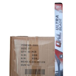 PROMO X 5 CAJAS X 10 UNIDADES (TOTAL 50 ESCOBILLAS ) ESCOBILLA QKL (21) ULTRA BLADE 21 1 PZA 21 " DEL.CURVA - ESC AR71 (UB021-Q)