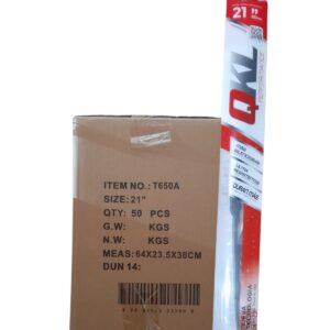 PROMO X 5 CAJAS X 10 UNIDADES (TOTAL 50 ESCOBILLAS ) ESCOBILLA QKL 21 1 PZA 21 " DEL.RECTA - ESC BE21 (R1021-Q)