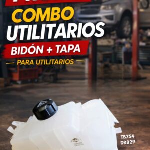 KIT DEPOSITO RECUPERADOR +  TAPA  PEUGEOT PARTNER   /  - DR829 + TB754