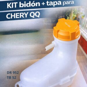 KIT DEPOSITO RECUPERADOR +  TAPA  GM SPARK - CHERY QQ  /  - DR952 + TB52