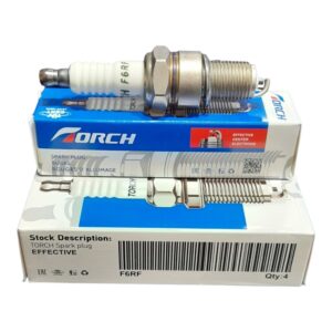CAJA X 4 UNIDADES BUJIA TORCH (NGK BPR6EY - CHAMPION RN9YC - BOSCH WR8DC ) AUTO ROSCA LARGA/ CON RESISTOR - BJ T F6RF (BUJIAS TORCH ROSCA LARGA VARIOS C/RESISTOR (EQUIVALENCIA NGK BPR6EY))