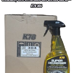 PROMO X 3 CAJAS X 15 UNIDADES (TOTAL 45 UNIDADES) LIMPIA MOTORES CON GATILLO 600 ml - K78 304 (SIMIL MOTORLIMP - DESENGRASANTE FUL 102 - FUL 104)