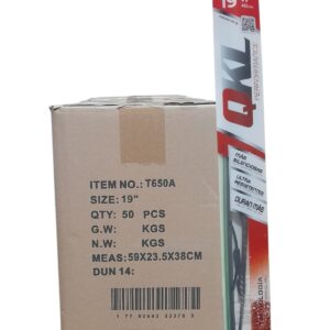 PROMO X 5 CAJAS X 10 UNIDADES (TOTAL 50 ESCOBILLAS ) ESCOBILLA QKL 19 1 PZA 19 " DEL.RECTA - ESC AF78 (R1019-Q)