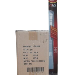 PROMO X 5 CAJAS X 10 UNIDADES (TOTAL 50 ESCOBILLAS ) ESCOBILLA QKL 24 1 PZA 24 " DEL.RECTA - ESC BE24 (R1024-Q)
