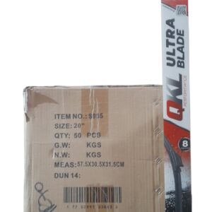 PROMO X 5 CAJAS X 10 UNIDADES (TOTAL 50 ESCOBILLAS ) ESCOBILLA QKL (20)  ULTRA BLADE 20 1 PZA 20 " DEL.CURVA - ESC AR70 (UB020-Q)