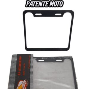 PROMO X 10 UNIDADES  MARCO DE PATENTE MOTO