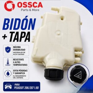 KIT DEPOSITO RECUPERADOR +  TAPA PEUGEOT 206  /  - OS DR975+TB754