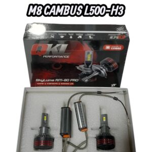 PROMO X 5 JUEGOS (CAJA X JUEGO DE 2 UNIDADES) KIT CREE LED M8 CON CAMBUS -H3 - H3 12/24V - L500-H3