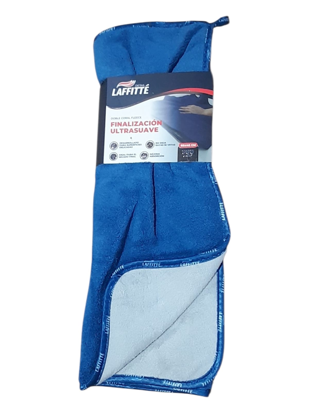 PROMO X 10 UNIDADES PAÑO DE MICROFIBRA SIN COSTURA 60X40 CM CORAL AZUL LAFFITTE- LAF PA014-D PAÑOS (SIMIL FUL 9093 - FUL 9092 - AJ27 - AJ47 - AJ44 PA014-D - PA104-D - PA013-D - K78 603 - K78 604)- LIMPIEZA - MICROFIBRAS - Imagen 2