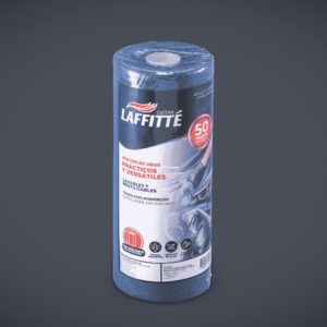 PAÑO DE MICROFIBRA 30X0CM EN ROLLO X 50 LAFFITTE- LAF PA015-D PAÑOS - LIMPIEZA - MICROFIBRAS