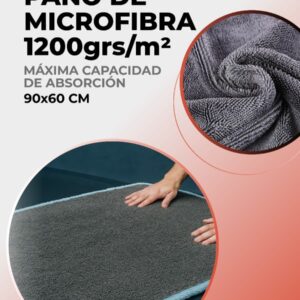 PAÑO DE MICROFIBRA TOALLON 90X60CM 1200 GRS LAFFITTE- LAF PA101-D PAÑOS - LIMPIEZA - MICROFIBRAS