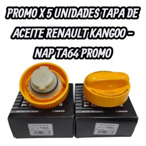 PROMO X 5 UNIDADES TAPA DE ACEITE RENAULT KANGOO - NAP TA64 (RENAULTKangoo)