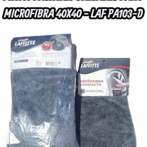 PROMO LAFFITTE PACK X 20 UNIDADES PAÑO DE MICROFIBRA COMPACTO 40X40 CM GRIS LAFFITTE- LAF PA103-D PAÑOS - LIMPIEZA - MICROFIBRAS
