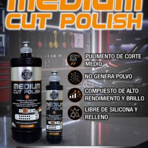 PROMO CAJA X 6 UNIDADES MEDIUM CUT POLISH  PASO 2 X  900 ML - SIMIL (FUL 507 - FUL 513 - FUL 516)