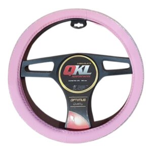 CUBRE VOLANTE  AUTO   37/39 CM ROSA BRILLO QKL-  ROSA QKL CV090-RS