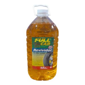 Bidon Revividor de negro  gomas y alfombras AMARILLO x 5 L - FUL 032 FULL CAR (REVIVIDOR - EXTERIORES -CUBIERTAS -RUEDAS - SIMIL K78 A809 - A3904/5)  (Gel revividor del color negro y abrillantador para neumáticos yalfombras. Solución acuosa gelificada, libre de solventes.)