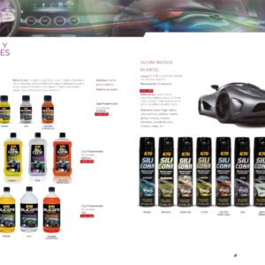 SILICONAS Y REVIVIDORES ( silicone - SILICONA MULTIUSO EN AEROSOL - new look quick detailer)