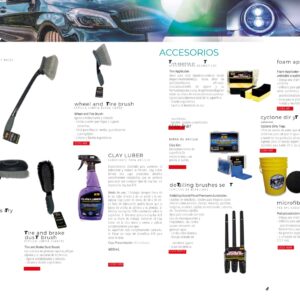 Detailing ( BARRA DE ARCILLA - CLAY BAR - LUBRICANTE PARA BARRA DE ARCILLA CLAY LUBER -ESPONJA APLICADORA PARA CUBIERTAS PACK x 2 - PAD APLICADOR POLIESPUMA A GRANEL - SET DE PINCELES PARA DETAILING )