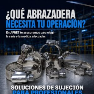 ABRAZADERAS APRET ( - Tipo Americana - Serie AC - Tipo Americana Angosta - Serie ACA - Liviana - Serie AA - Compacta - Serie AFC - Alta presión - Serie AP )